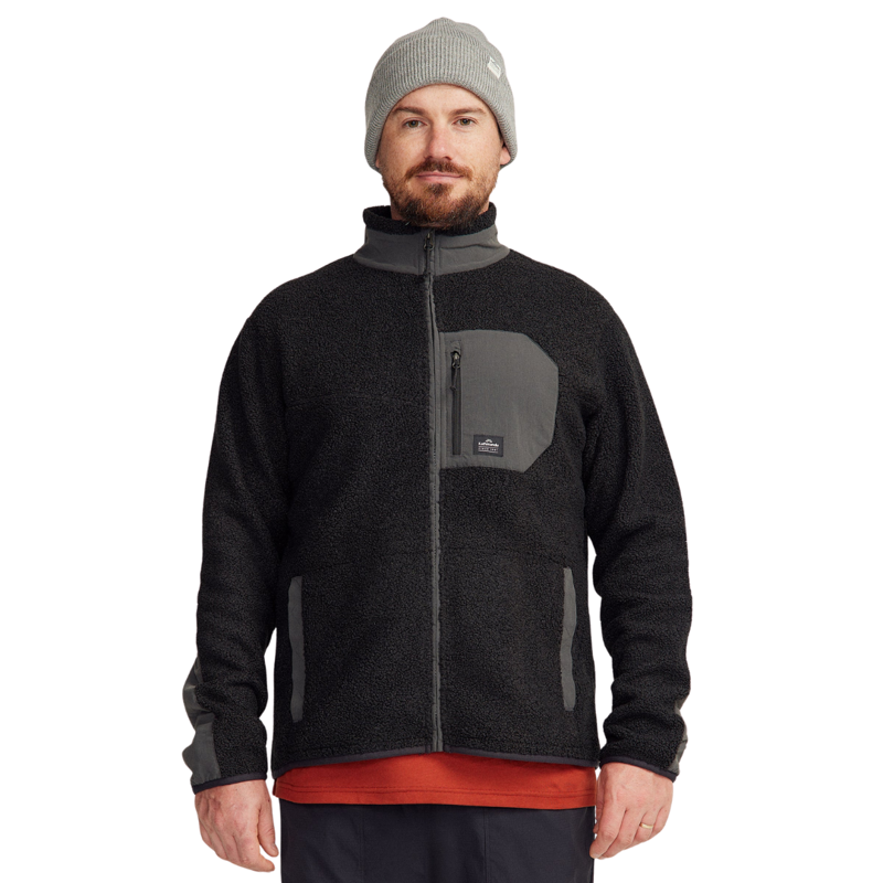 Kathmandu Mens Co-Z High Pile Jacket V3 in Black Stingray