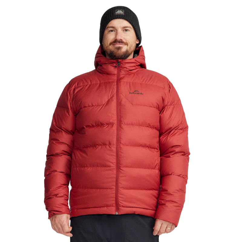 Kathmandu Mens Epiq Hooded Down Jacket V2 in Pinot