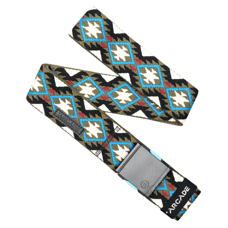 Arcade Twilight Belt in Oat / Turquoise