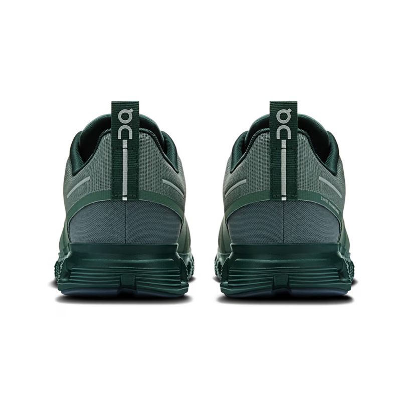 On Mens Cloud 6 Waterproof in Olive / Evergreen-2