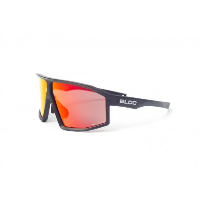 Bloc Blade 2 Sunglasses in Black with Red Mirror Lens