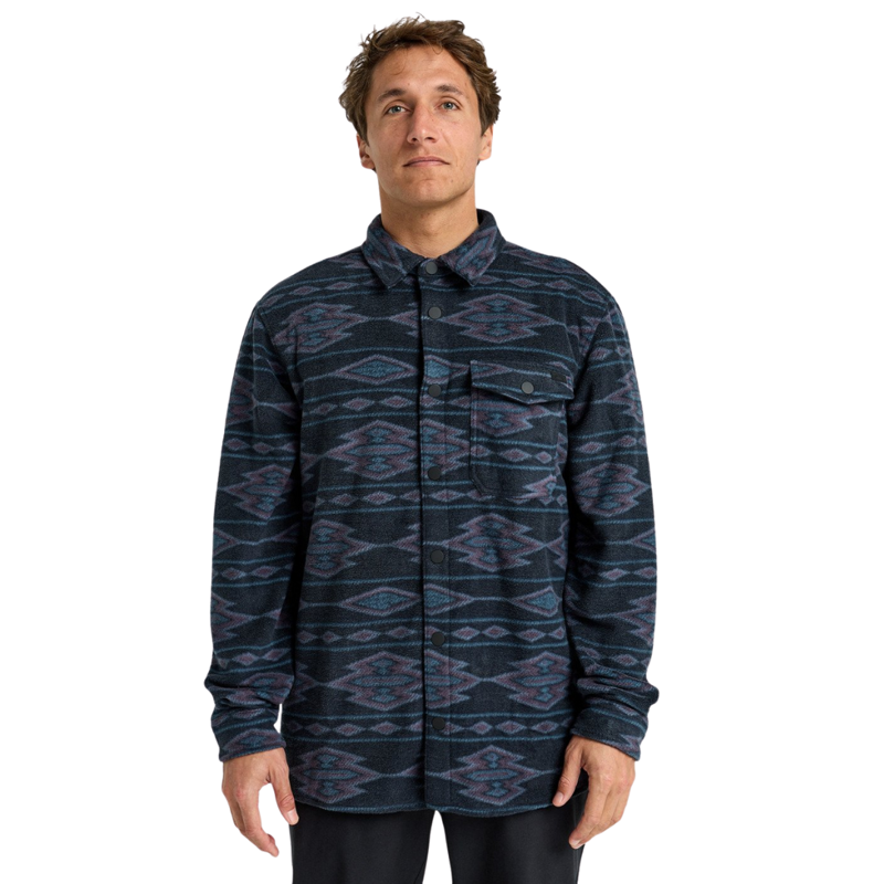Billabong Mens Furnace Flannel in Navy
