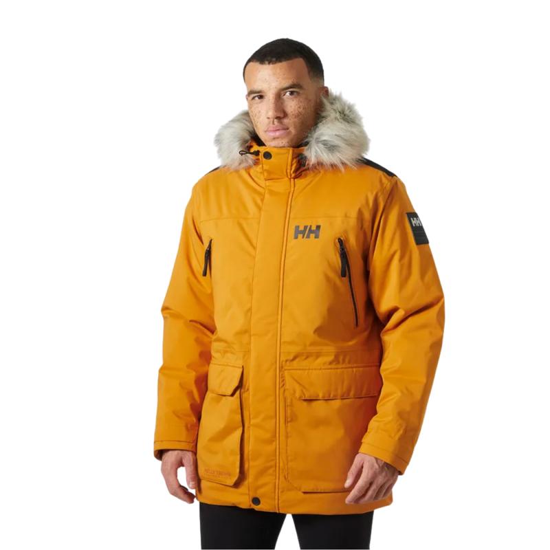 Helly Hansen Mens Reine Parka in Mustard