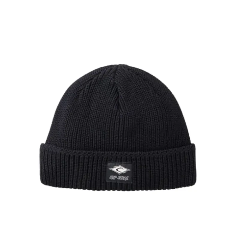 Rip Curl Classic Surf Lined Reg Beanie in Black