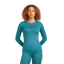 Icebreaker Womens 200 Oasis L/S Crewe in Topaz