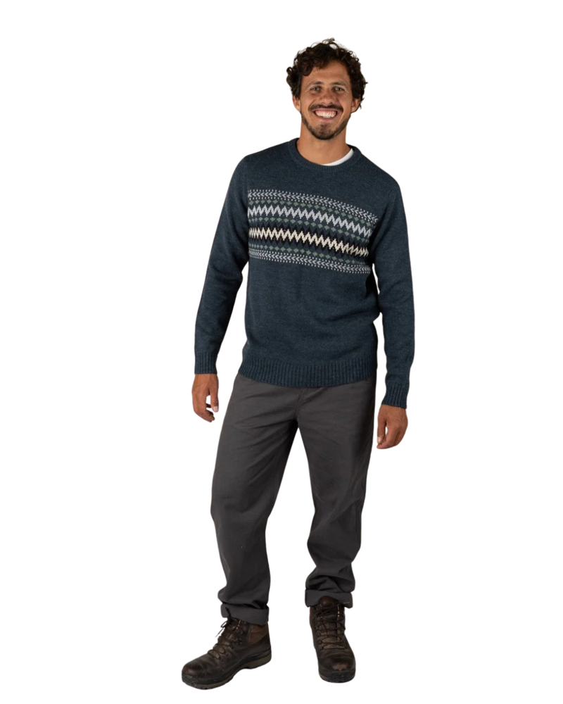 Saltrock Mens Rolo Sweater in Bluedres