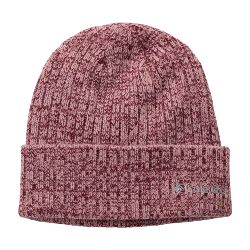 Columbia Watch Cap in Rich Wine / Eraser Pink Marled