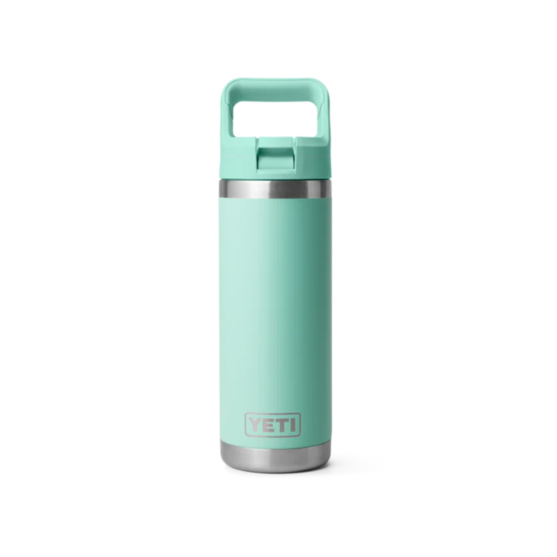 Yeti Rambler 18oz Straw Bottle in Seafoam