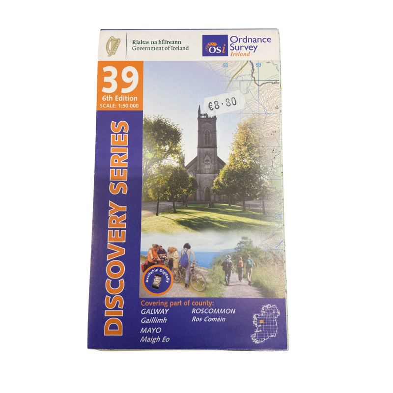 OSI Discovery Series Sheet 39 Galway Mayo Roscommon 6th Edition 2022