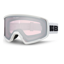 Bloc Sirus in Matt White with Light Purple Mirror Silver Cat 2 Lens