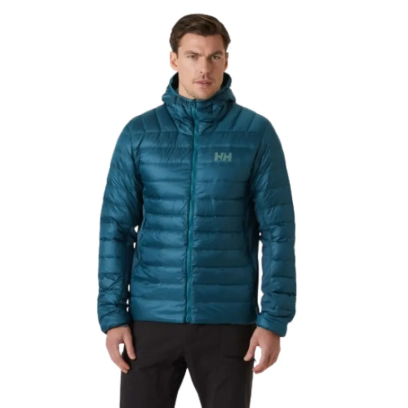 Helly Hansen Mens Verglas Down Hybrid Hood 2.0 in Dark Creek