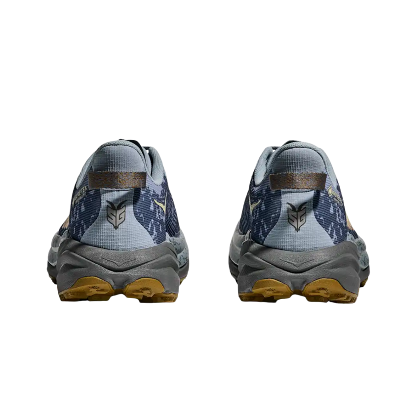 Hoka Mens Speedgoat 6 GTX in Washed Blue / Asphalt Grey-2