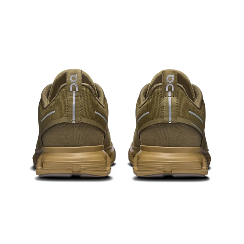 On Mens Cloud 6 Waterproof Shoes in Olive / Safari-4