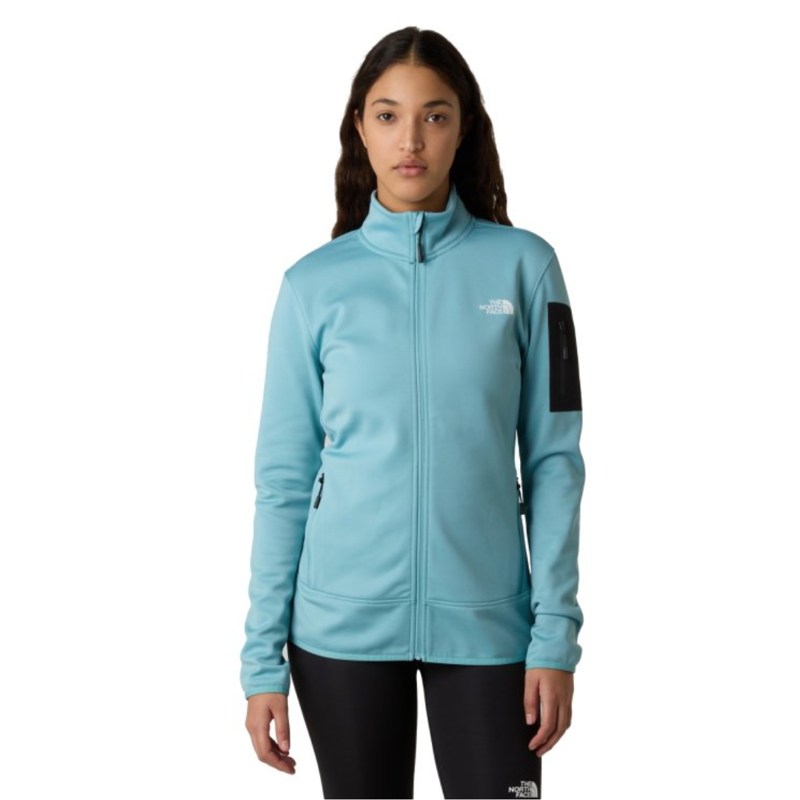The North Face Womens Mistyescape Fleece in Blue Eclipse / TNF Black
