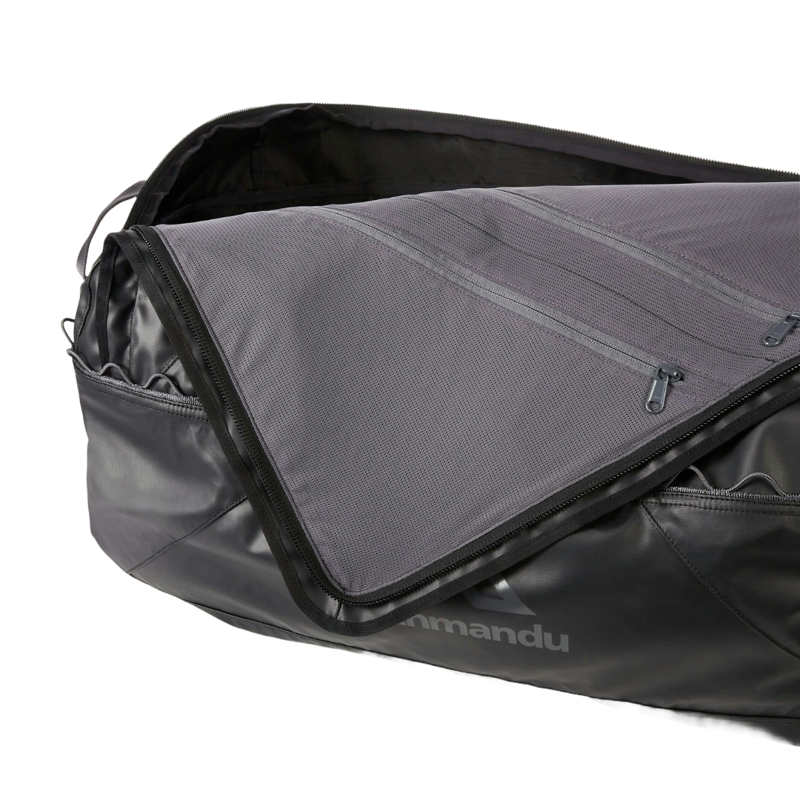 Kathmandu Indus Duffel 90L in Black-2