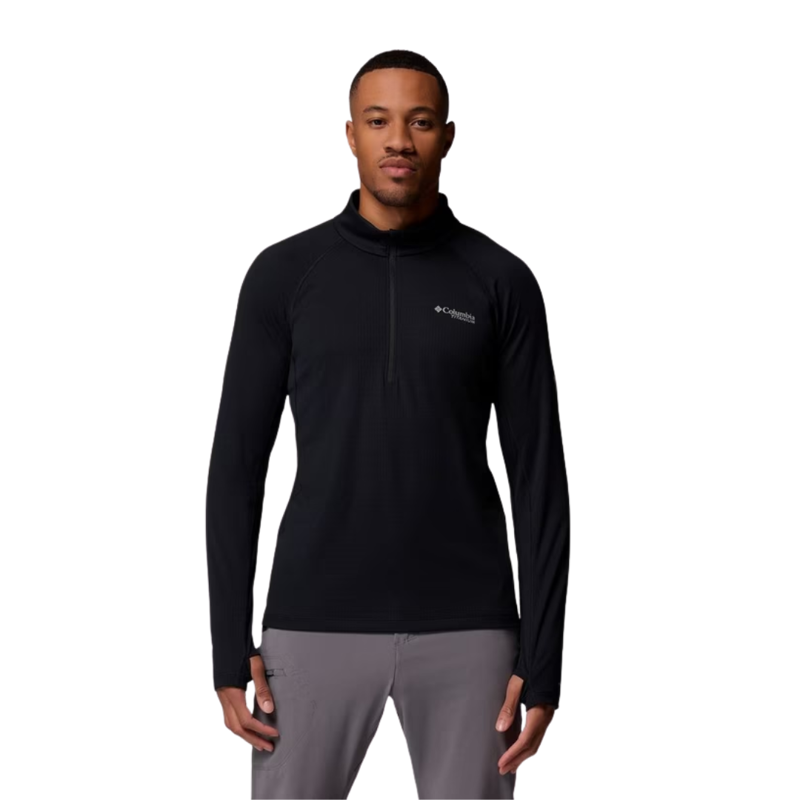Columbia Mens Driventure Half Zip in Black