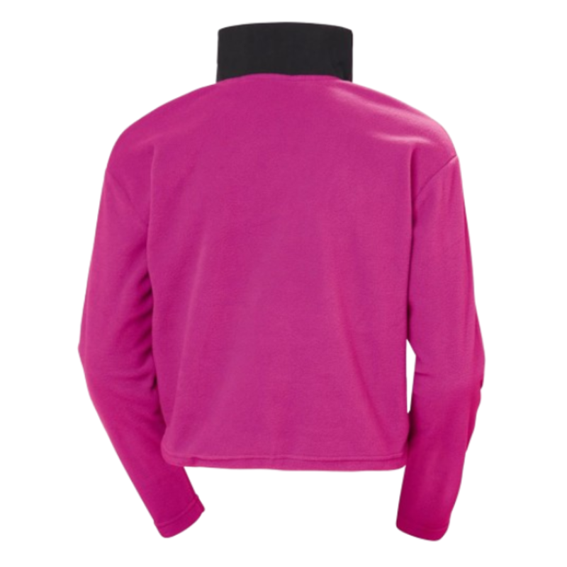 Helly Hansen Womens Daybreaker Cropped Fleece in Magenta 2.0-1