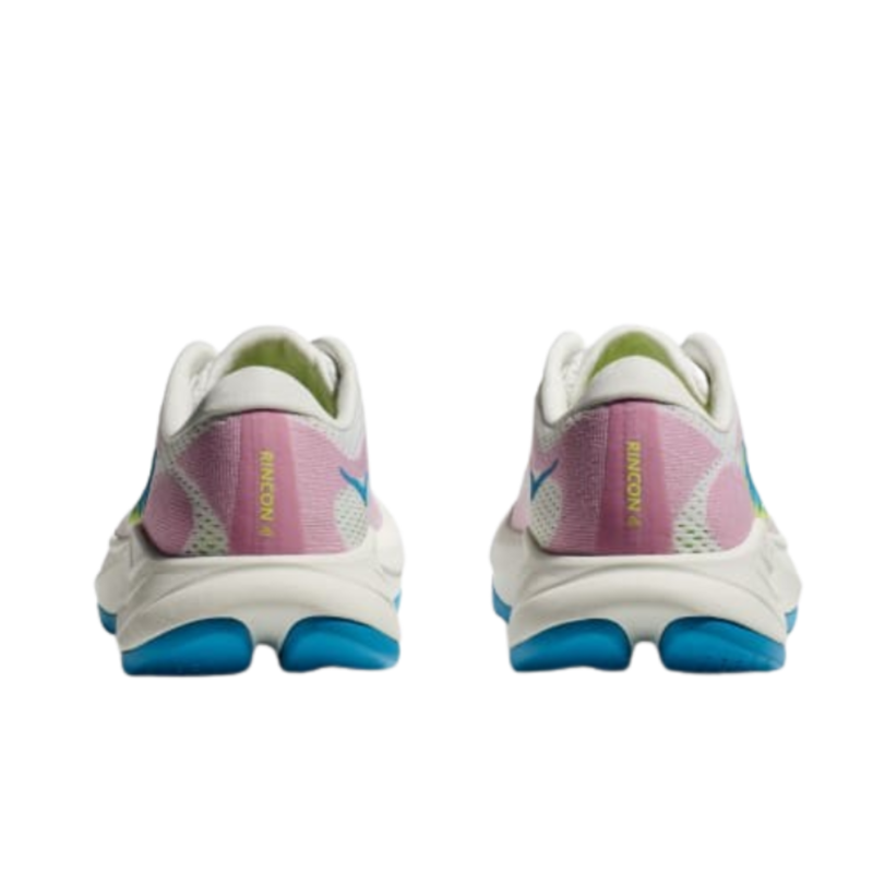 Hoka Womens Rincon 4 in Frost / Pink Twilight-2