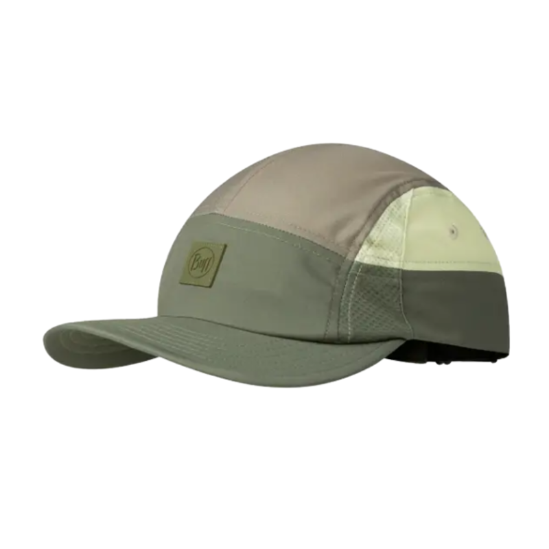Buff 5 Panel Go Cap in Domus Khaki