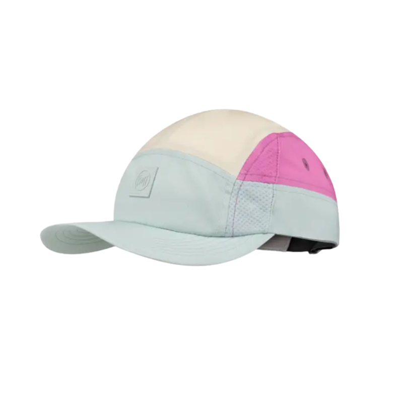 Buff 5 Panel Go Cap in Domus Seagrove Green