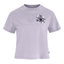Fjallraven Womens Fjallblomster Logo T-shirt in Lavender Mist