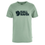Fjallraven Mens Logo T-shirt in Misty Green