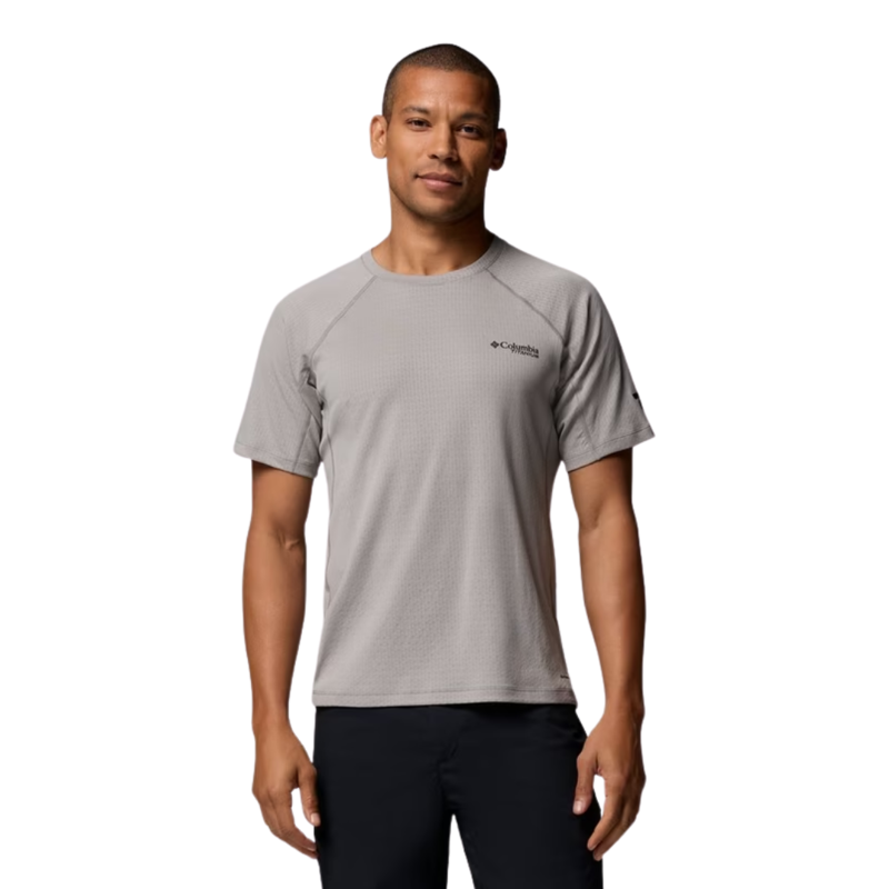 Columbia Mens Driventure Short Sleeve in Ti Titanium