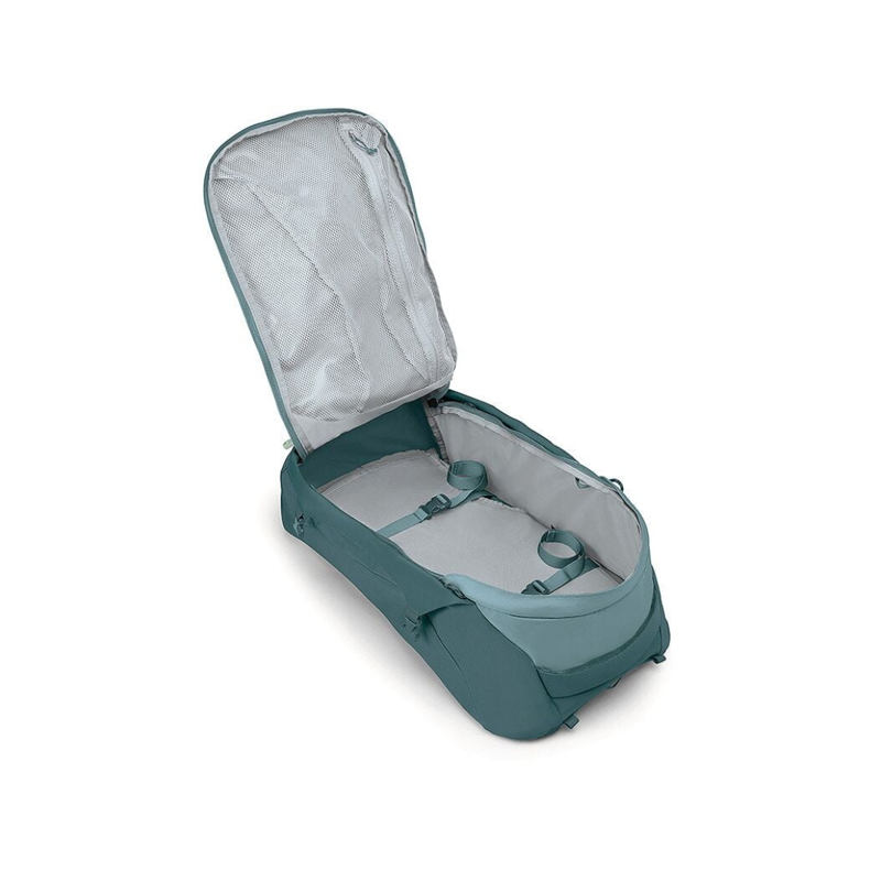 Osprey Fairview 55 Travel Pack in Cascade Blue / Torrent Blue-1