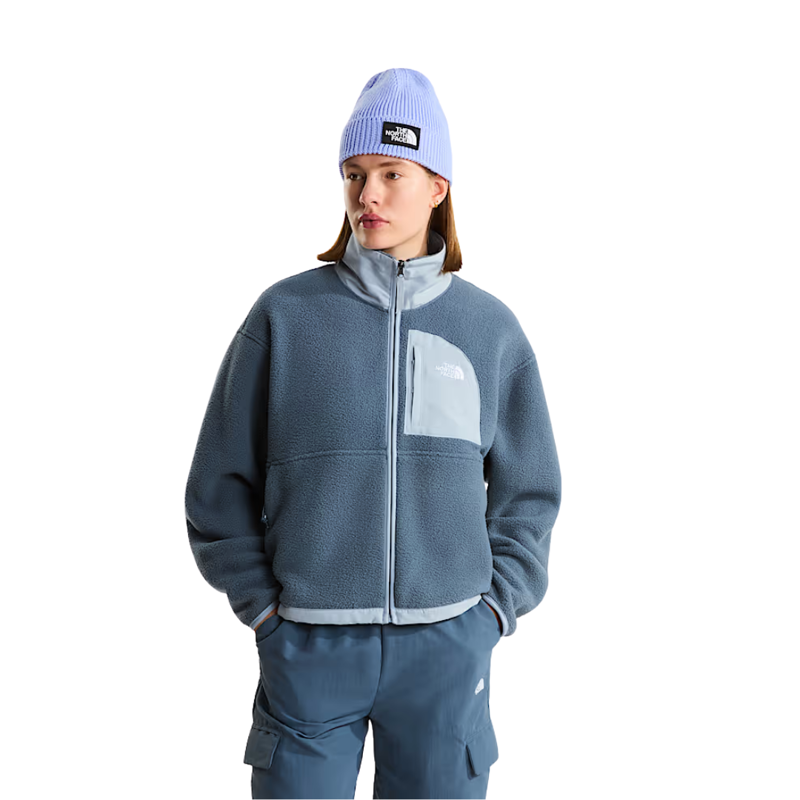 The North Face Womens Yumiori Off Peak Full Zip Jacket in Granite Grey / Frost Grey