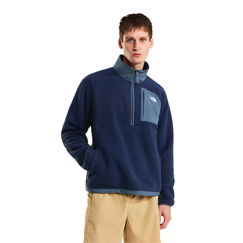 The North Face Mens Yumiori Off Peak 1/2 in Summit Navy / Granite Grey