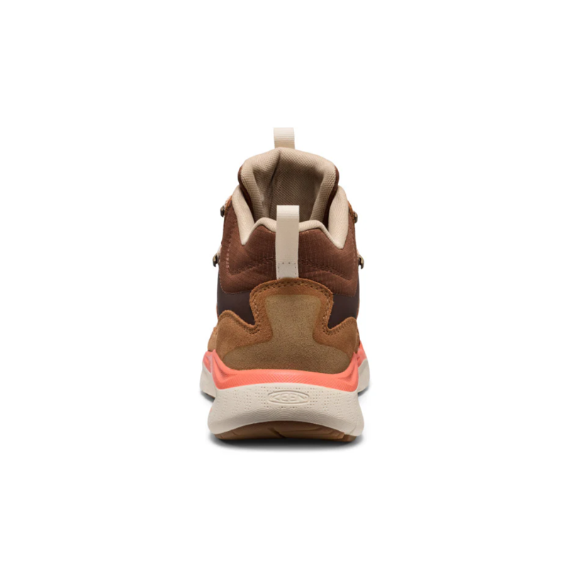 Keen Womens Leiki Leather Mid WP in Chipmunk / Birch-2