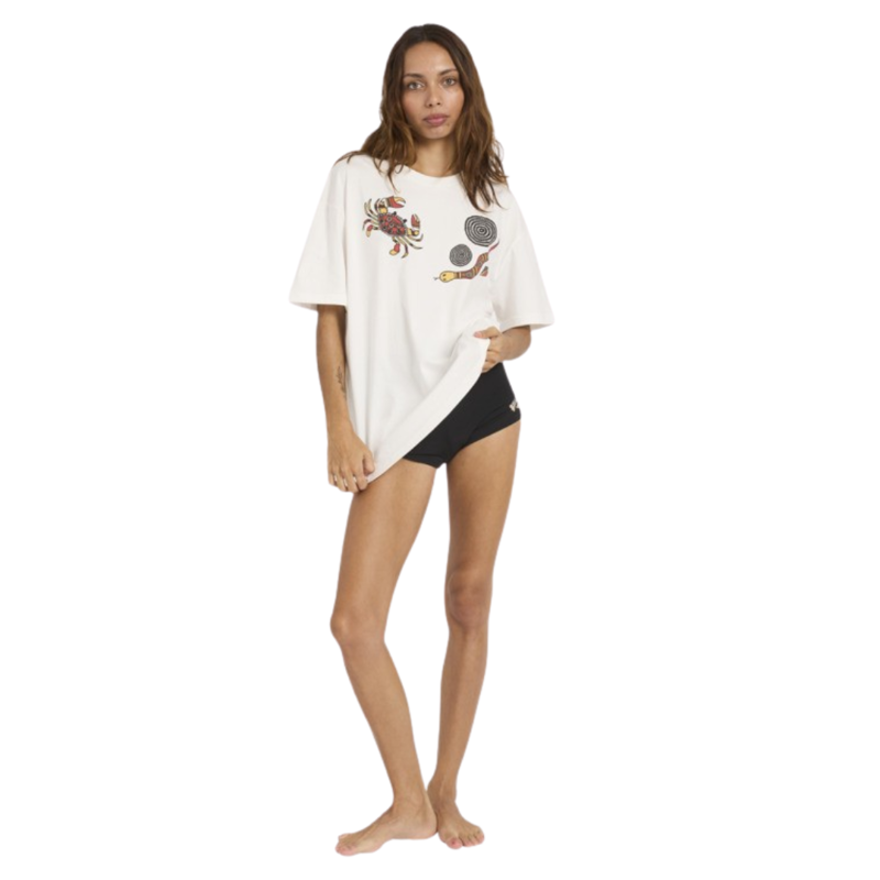 Billabong Womens Otis Estuary Tee in Salt Crystal