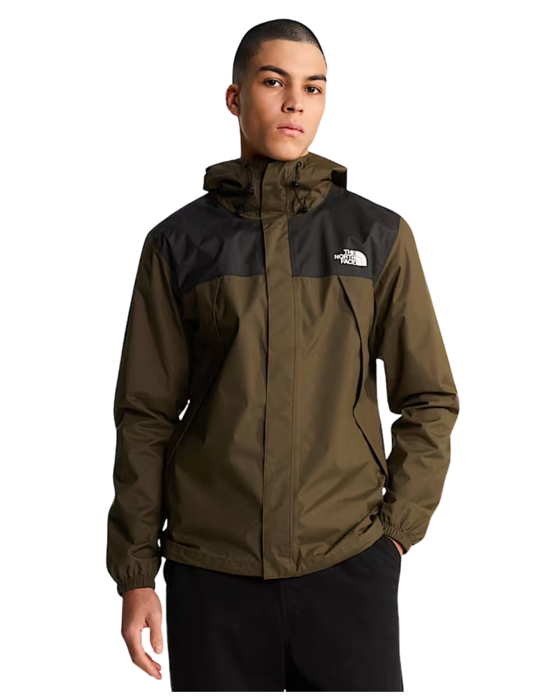 The North Face Mens Antora Jacket in New Taupe Green / TNF Black