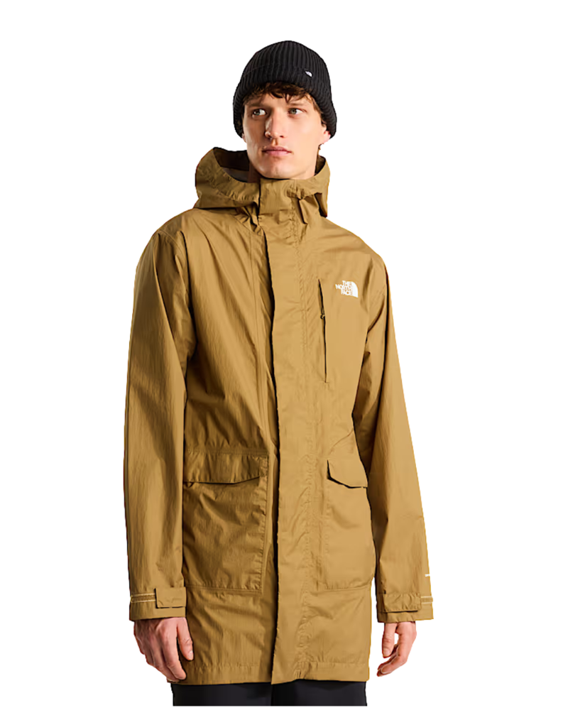 The North Face Mens Packable Shell Parka in Cedar