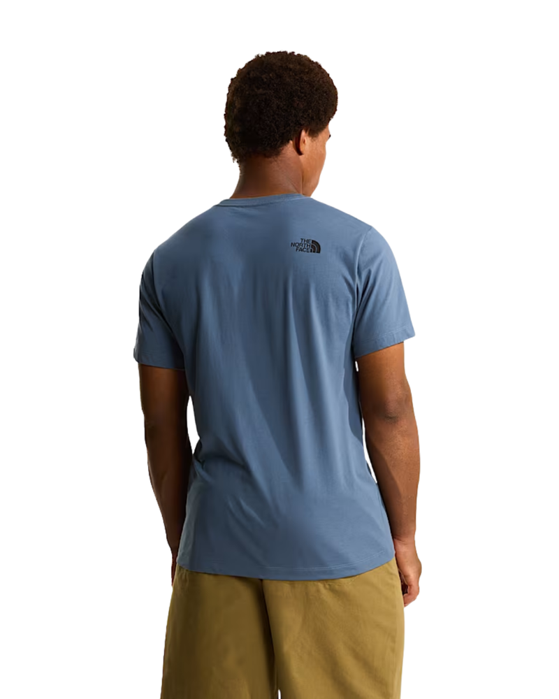 The North Face Mens Evo Box Hoody Regular S/S Tee in Granite Grey-1