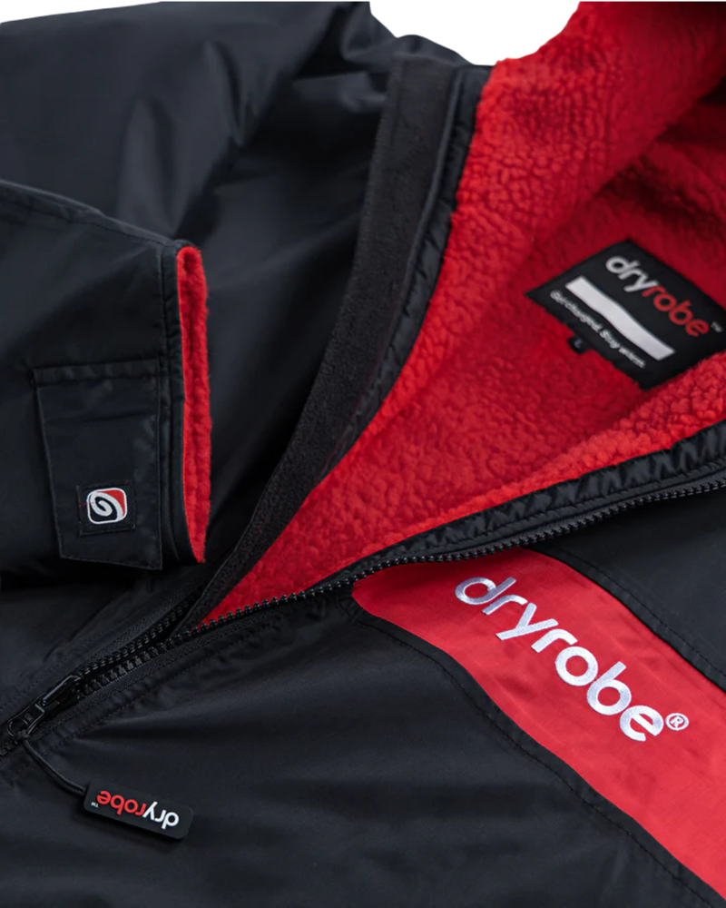 Dryrobe Adults Remix in Black Red-1