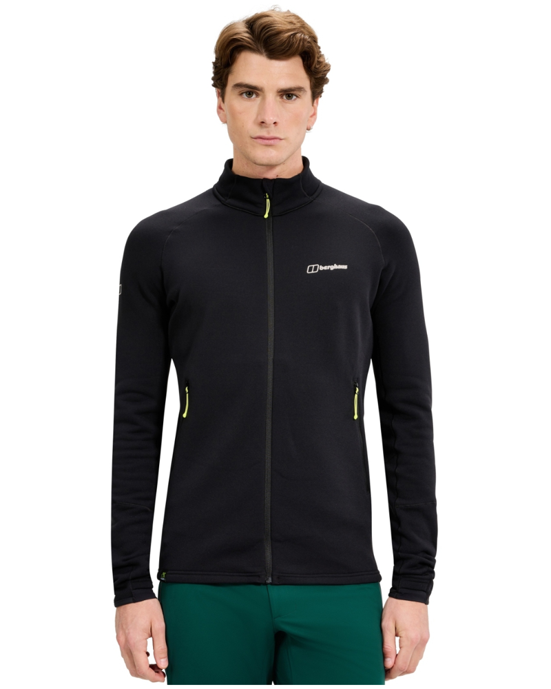 Berghaus Mens Kinetic Powerstretch Jacket in Jet Black