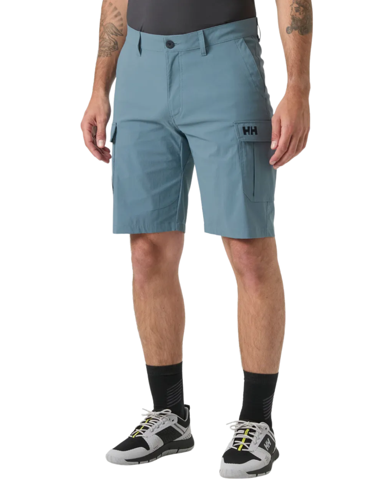 Helly Hansen Mens HH QD Cargo Shorts 11 Inch in Washed Navy