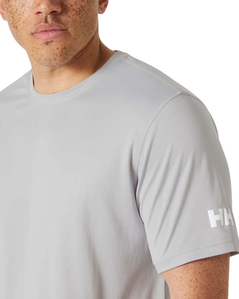 Helly Hansen Mens HH Tech T-Shirt 2.0 in Grey Fog