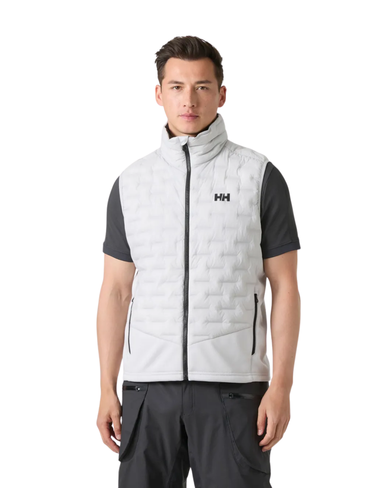Helly Hansen Mens HP Hybrid Stretch Insulated Vest in Grey Fog
