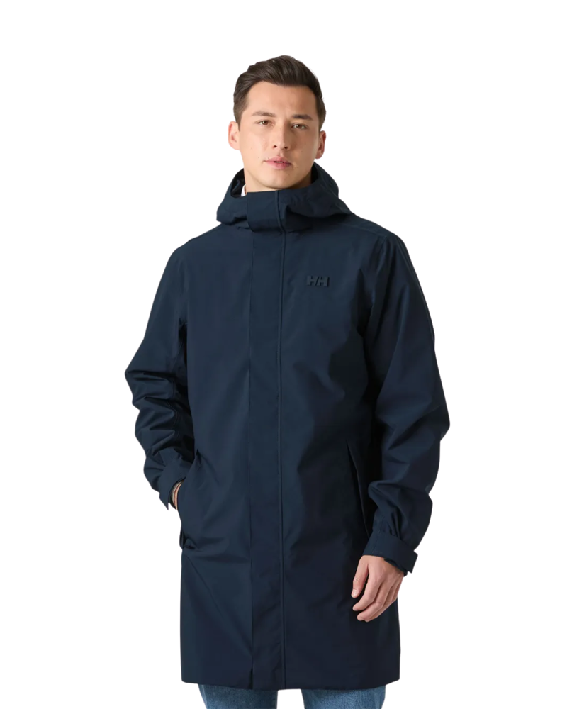 Helly Hansen Mens Brussel Rain Coat in Navy