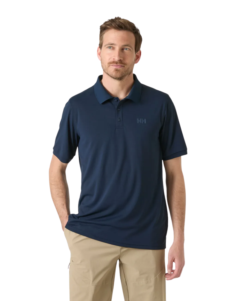 Helly Hansen Mens Lifa Active Solen S/S Polo in Navy