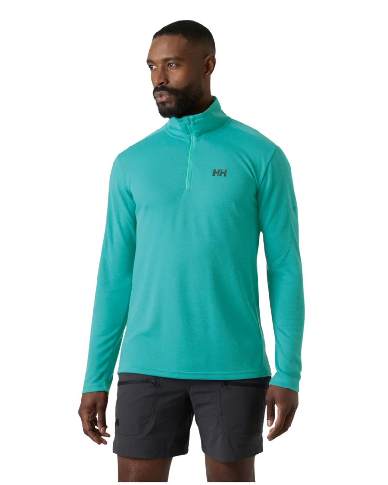 Helly Hansen Mens HP 1/2 Zip Pullover 2.0 in Dark Mint