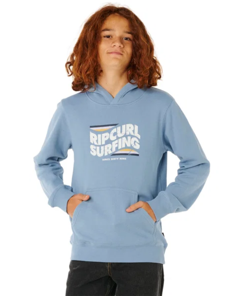 Rip Curl Kids Streamline Hood in Faded Denim