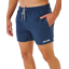 Rip Curl Mens Streamline Offset Volley Shorts in Dark Navy