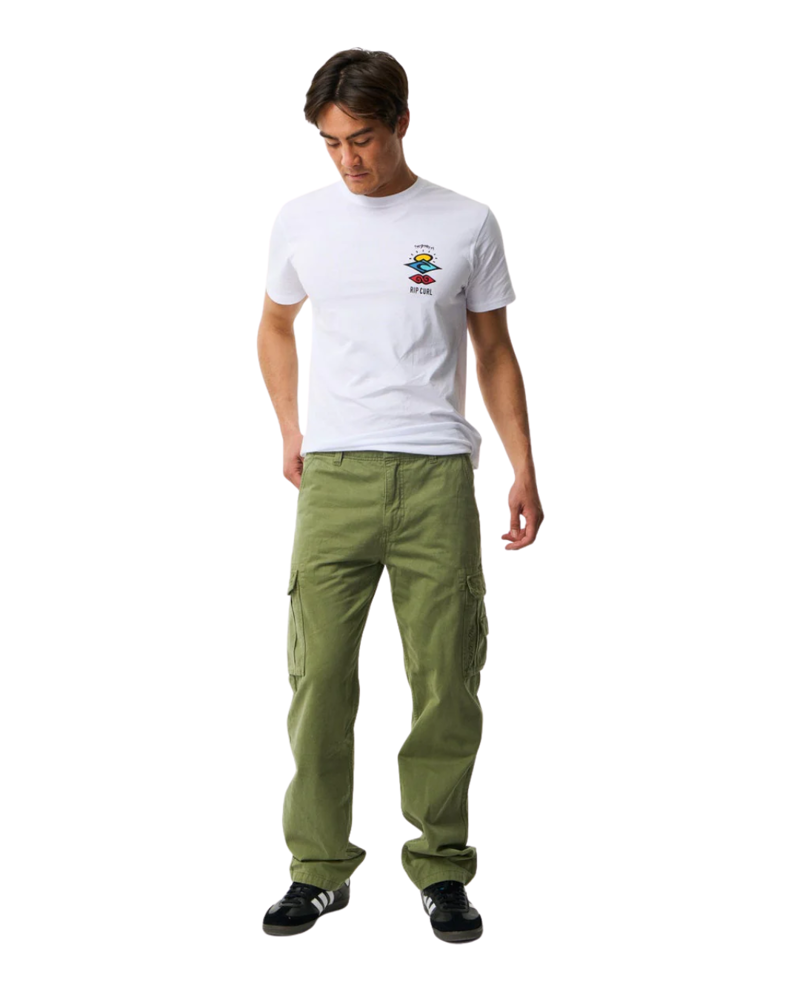 Rip Curl Mens Classic Surf Trail Cargo Pant in Light Green