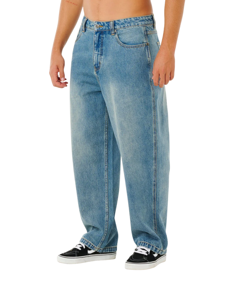 Rip Curl Mens Inner Visions Denim Pant in Light Dirty Blue