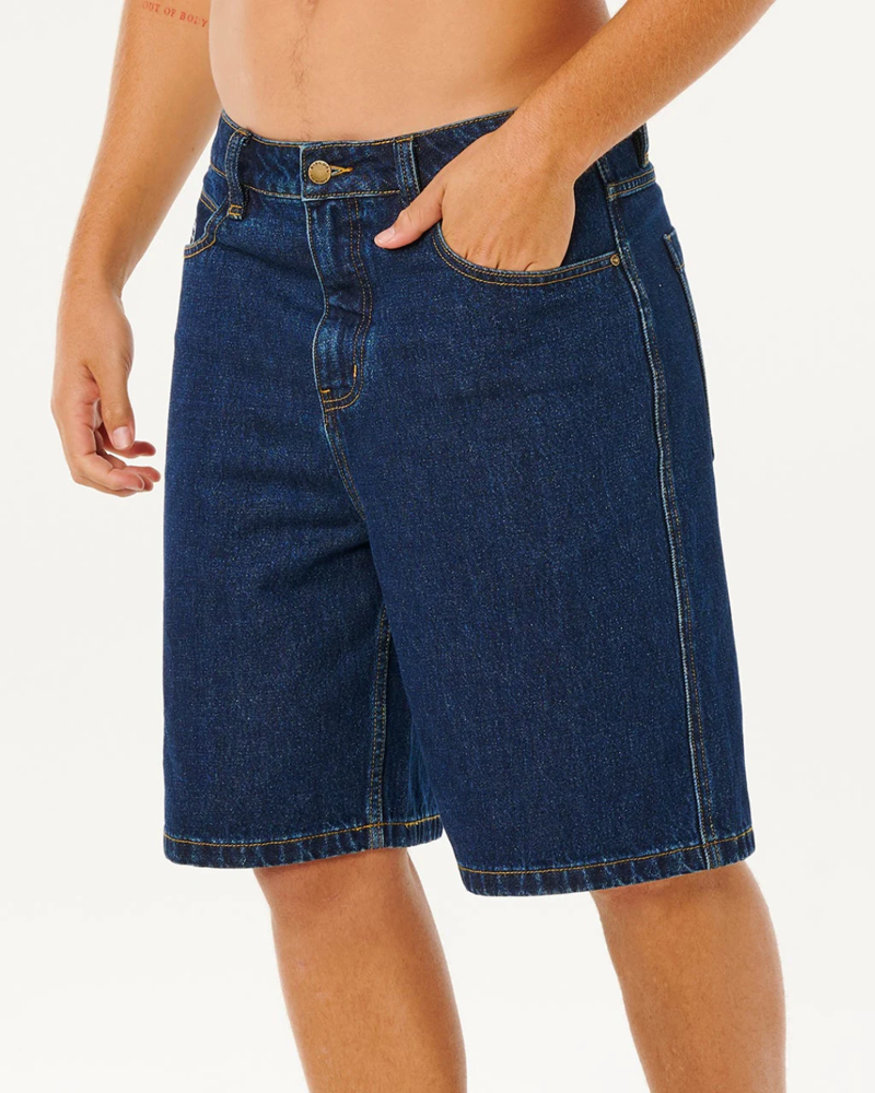 Rip Curl Mens Nu Dose Denim Walkshort in True Indigo