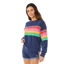 Rip Curl Womens Surf Revival Relaxed Crew in Dark Navy