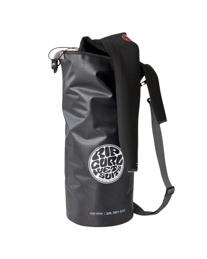Rip Curl Mens Surf Series Barrel Bag 20L in Black / Grey-1